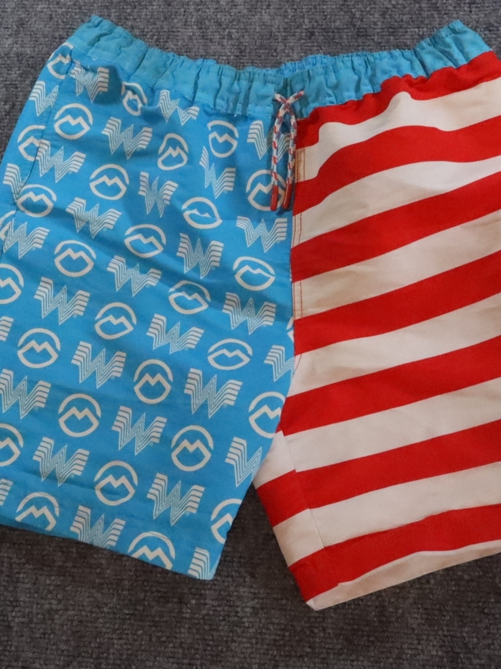 Whataburger Swim Trunks XL Magellan Americana USA Flag Shorts 2023